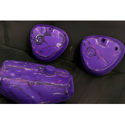 Simson S51 Custom Tankset Lila Altteileabgabe